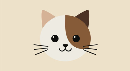 vector illustration of a cat
