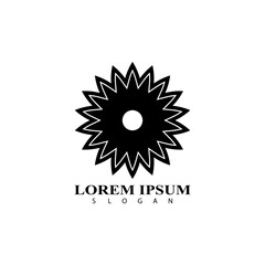 Fototapeta premium Circle Celebration Brand Identity logo design Idea. Vector illustration 