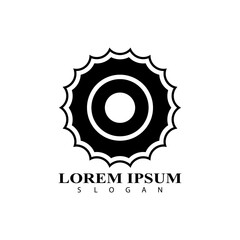 Fototapeta premium Circle Celebration Brand Identity logo design Idea. Vector illustration 