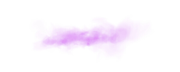 Light Purple Smoke PNG Transparent Cloud Effect with Soft Mist and Vapor Texture