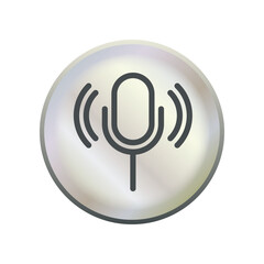 Mic icon design template
