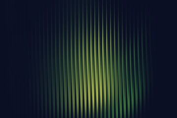Dark background with vertical yellow and green wavy lines creating a subtle glowing effect