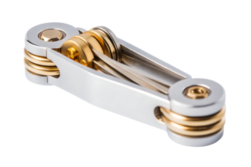 multi tool key organizer isolated on white background, png, ai generated