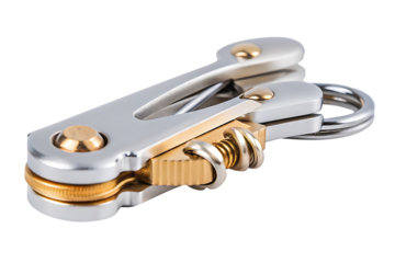 multi tool key organizer isolated on white background, png, ai generated