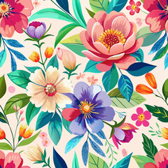 seamless floral background