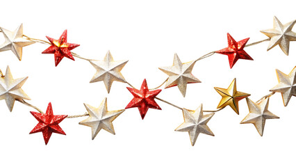 Obraz premium red star on white background