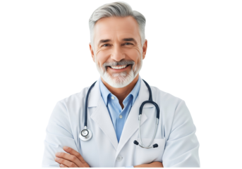 portrait of a smiling doctor