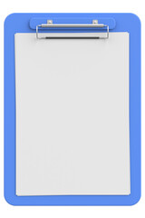 3D Illustration Of Blank Paper on The Board for Food Menu or Restaurant Bill Mockup.