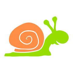 Snail shell cute sweet happy Cool funny cartoon