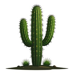 Illustration of a saguaro cactus