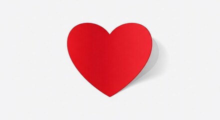 A Red Heart, Symbol of Love and Affection