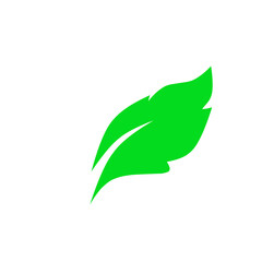Green leaf icons