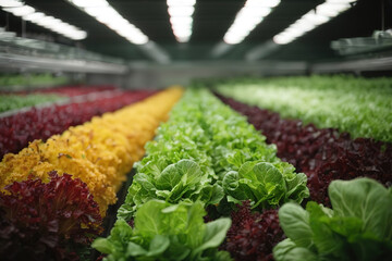 Superb Fresh lettuce in a clay bowl in spring garden, Healthy food lifestyle