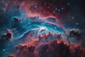 Wonderful Fantasy style galaxy background