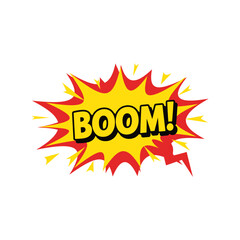 Vector comic pop art illustration of a new super sale sign with a yellow star explosion and bang text