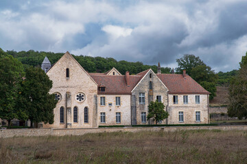 Noirlac Abbey and its Cistercian monastery, medieval architecture in France