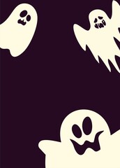 halloween ghost spooky illustration design