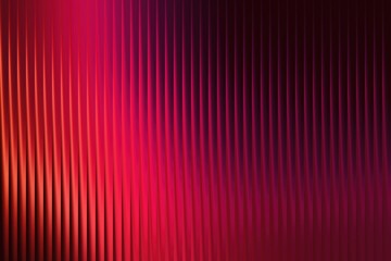Abstract background with vertical red and pink ribbed texture and gradient lighting