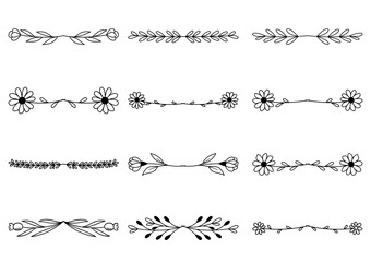 Obraz premium 0005 flower divider