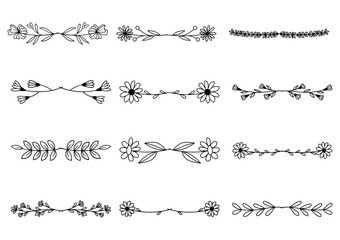 Fototapeta premium 0004 flower divider