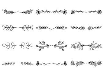 Fototapeta premium 0019 flower divider