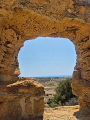 view of the ancient roman ruins of the roman amphitheater