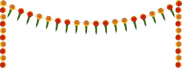 Marigold toran gate festive design element 
