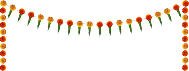 Marigold toran gate festive design element 