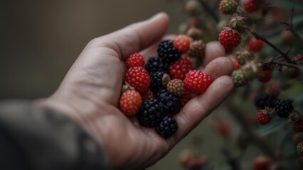 Handful of berries