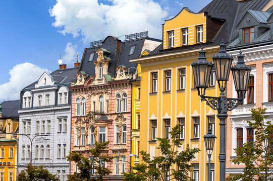 Liberec, Tschechien/CZ (Reichenbach), Historische Altstadt, Altstadtszene