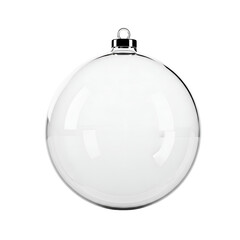 Fototapeta premium transparent christmas ball isolated