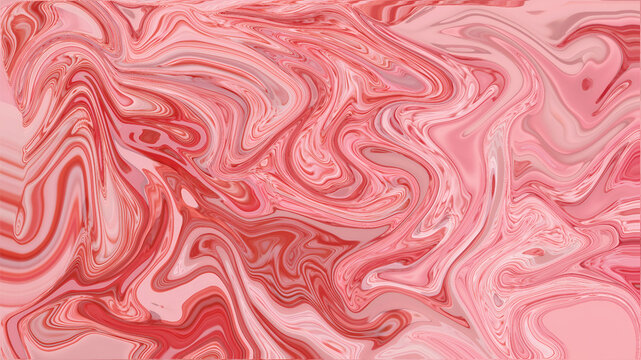 Swirling Crimson: An abstract depiction of swirling crimson hues, where red and pink merge in a dynamic, flowing pattern, creating a sense of fluidity, movement, and artistic depth.