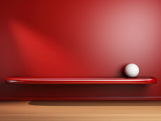 Elegant Bathroom Interior with Functional Storage and Eye-Catching Aesthetics