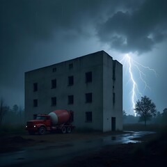 Lightning strikes the city: a force of nature