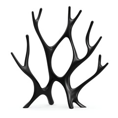 Abstract Sculpture: An artistic, modern sculpture with an intricate, organic form that draws the eye and sparks imagination. The contemporary design brings an atmosphere of modern design.