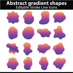 Abstract Gradient Shapes &ndash; Colorful Fluid Vector Elements, Modern Geometric Blobs, and Vibrant Decorative Design Pack