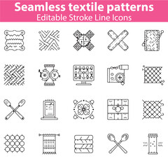 Seamless Textile Vectors &ndash; Fabric Patterns, Decorative Prints, Fashion, and Cloth Design Collection
