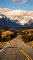 Fototapeta premium Scenic mountain road