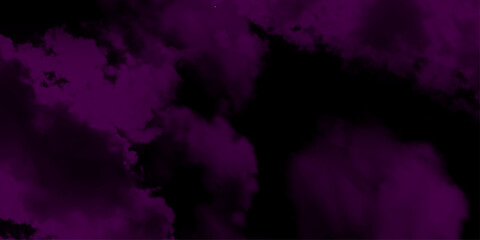 Abstract Watercolor purple grunge background painting. Abstract background with black color and Purple velvet fabric texture used as background. Dark purple, white abstract grunge, fluid. Bright light