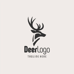 Fototapeta premium Authentic Deer Branding Logo Design