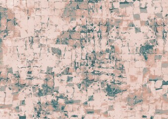 Beige Pink Green Natural Tile and Brick Texture Background