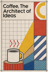 Bauhaus Coffee Poster