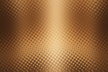 Obraz premium Textured bronze metallic halftone dot pattern abstract background