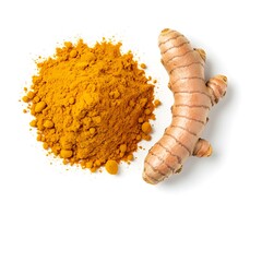  on Flat Vanilla isolated view. and lay Top background. with flower sticks leaf white Delicious  pastry