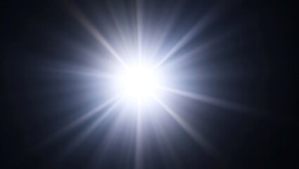 Obraz premium blue rays of light