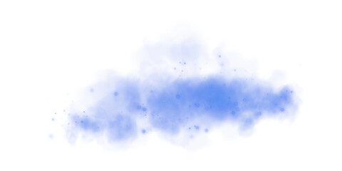 Ethereal Blue Mist and Fog with Soft Smoke Swirls and Dust Explosion, Transparent Haze, and Dreamy Atmospheric Effect for Abstract Backgrounds