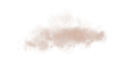 Ethereal Chocolate Brown Mist and Fog with Soft Smoke Swirls and Dust Explosion, Transparent Haze, and Dreamy Atmospheric Effect for Abstract Backgrounds