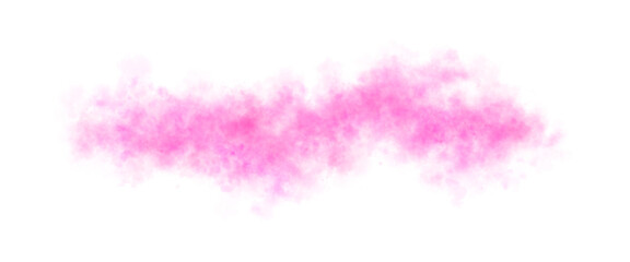 Purple or fuchsia glowing smoke or fog effect on transparent background, template or mockup for toxic gas, magical spell or mysterious cinematic scenes © Nanotrillion