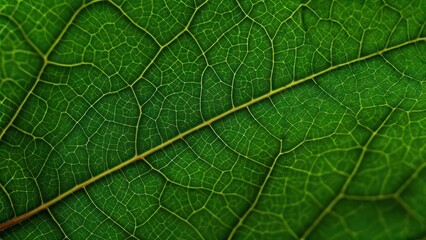 Obraz premium Close-up leaf veins