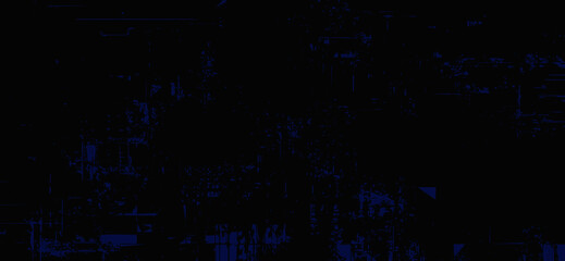 The image features a predominantly black background with subtle, textured blue and gray patterns that create a grunge-like effect, giving it a dark, gritty, and abstract appearance